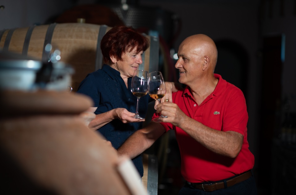 Our wine-making area